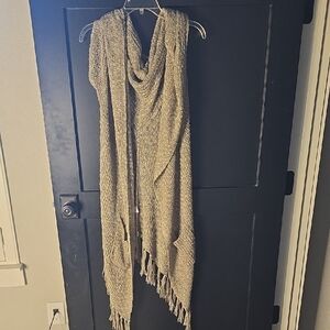Womens Beige Shrug